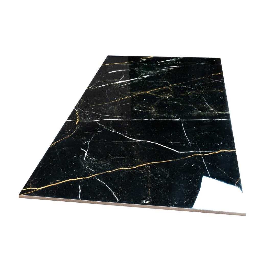 Apollo Tile Splendor 23.7 in. x 47.25 in. Polished Black Porcelain Rectangular Wall and Floor Tile - Image 5