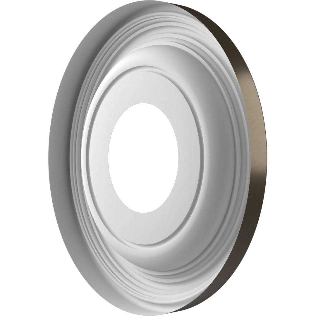 Traditional Thermoformed PVC Ceiling Medallion Ekena Millwork - Image 3