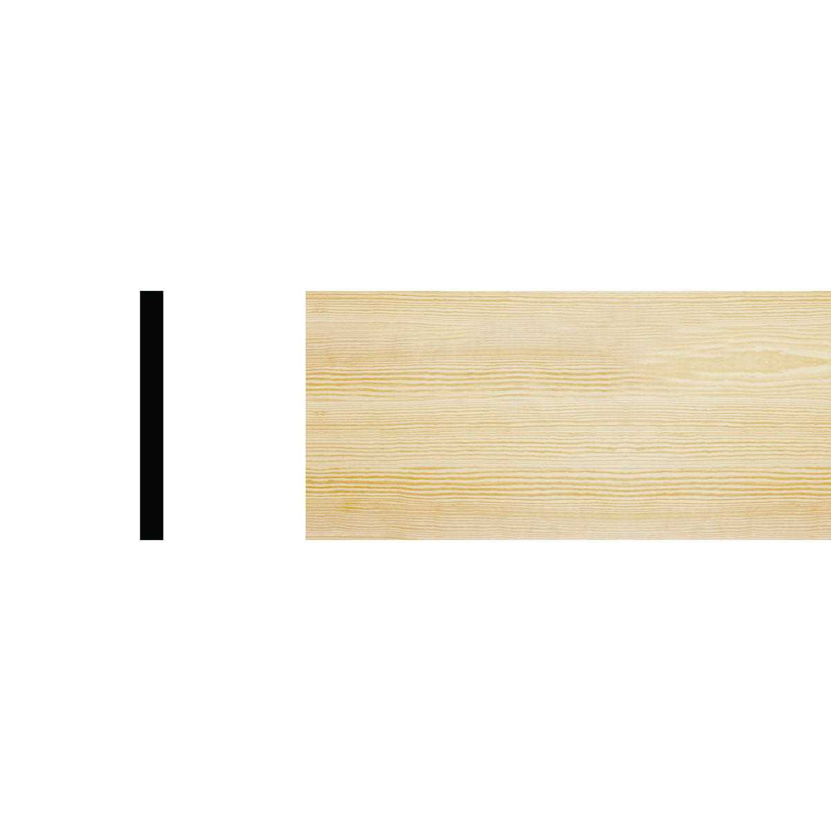 Unbranded 1/2-in x 3-ft Unfinished Pine Board - Image 4