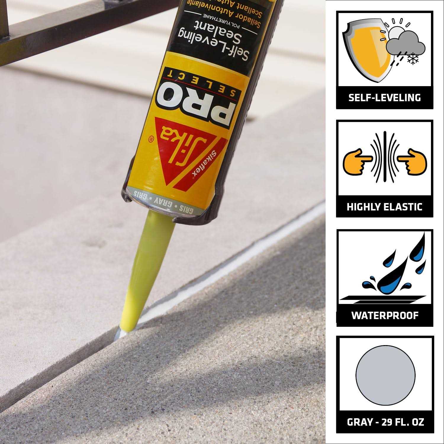 Sikaflex Self-Leveling Concrete Sealant 29 Oz - Image 2