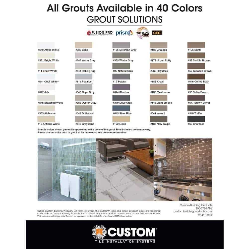 Custom Building Products Grout Solutions Color Sample Kit - Image 3
