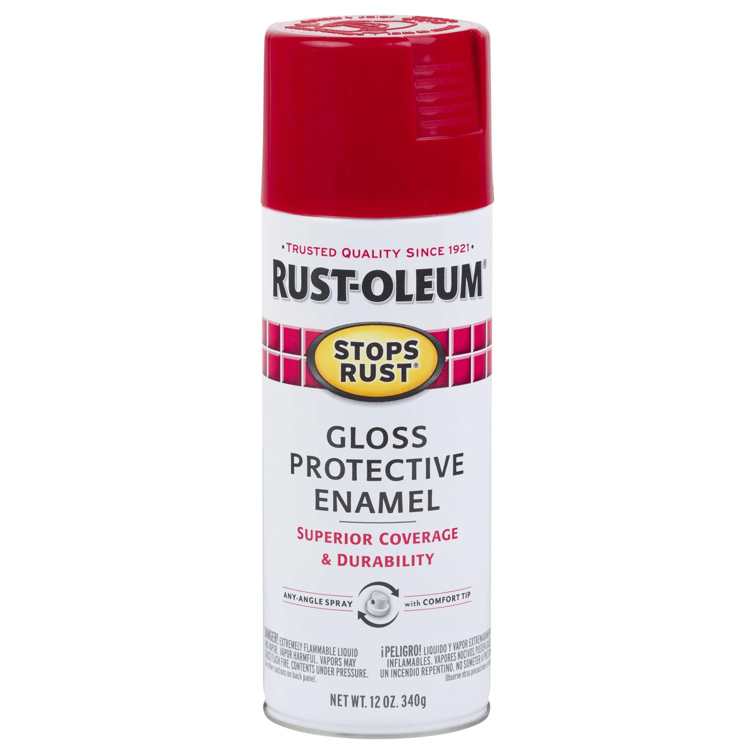 Rust-Oleum 12 oz Stops Rust Protective Enamel Spray Paint