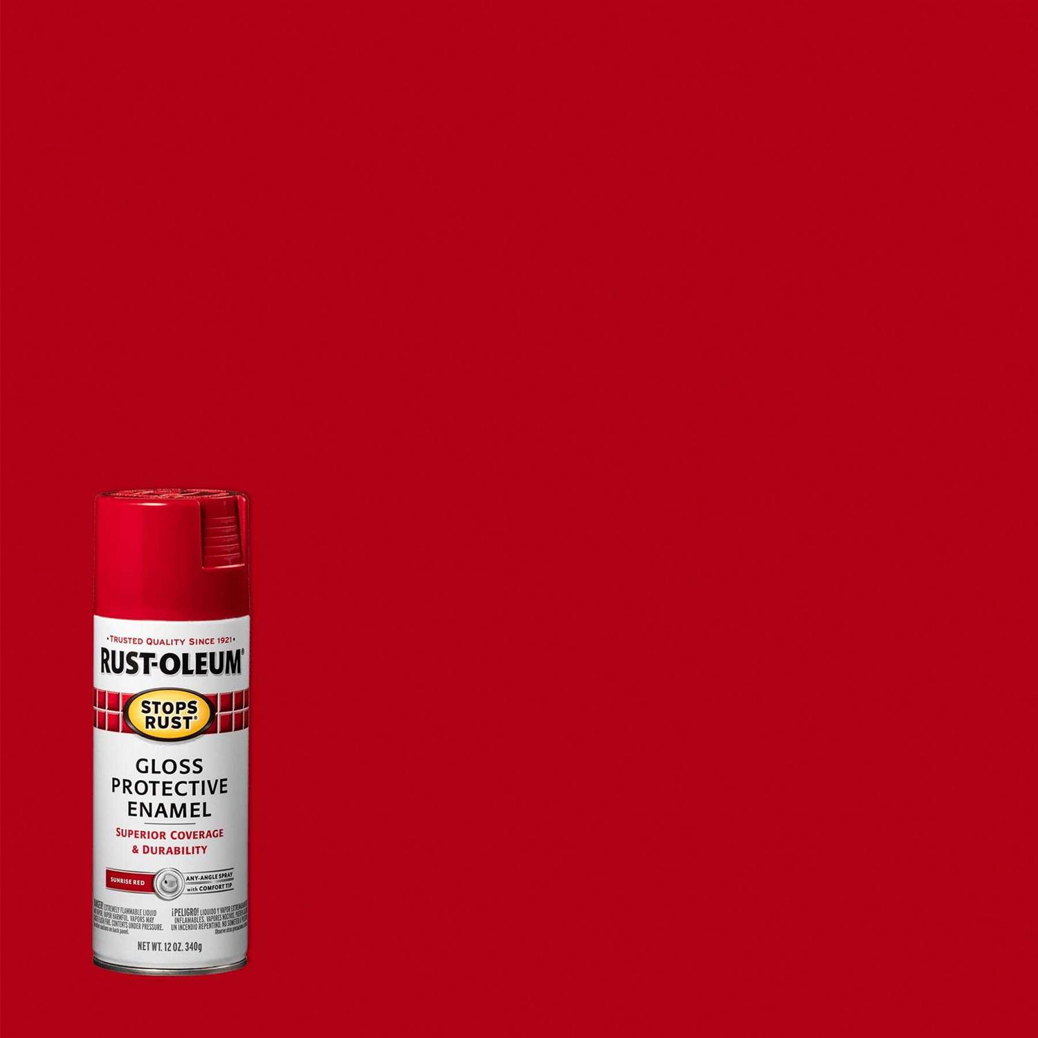 Rust-Oleum 12 oz Stops Rust Protective Enamel Spray Paint - Image 4