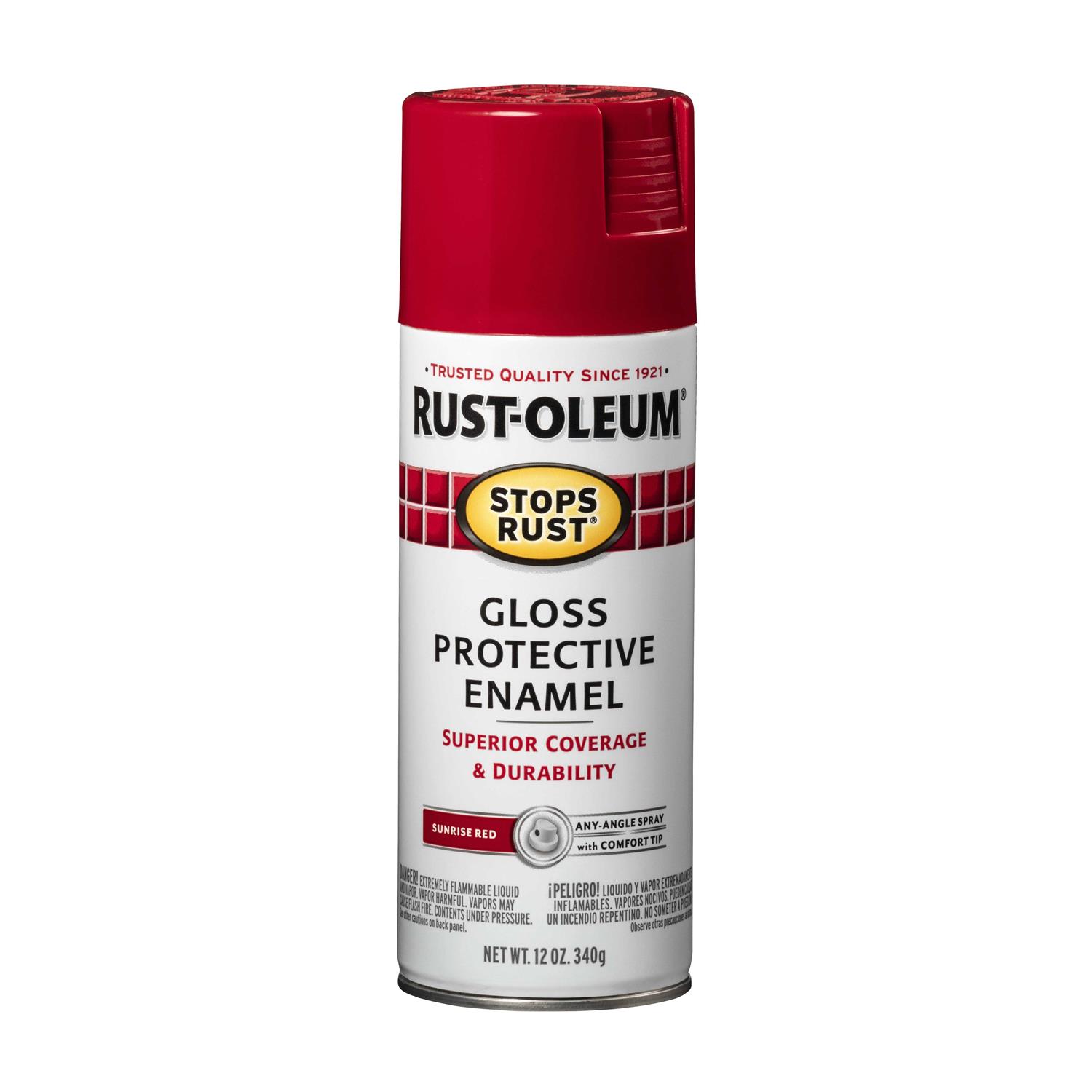 Rust-Oleum 12 oz Stops Rust Protective Enamel Spray Paint - Image 5