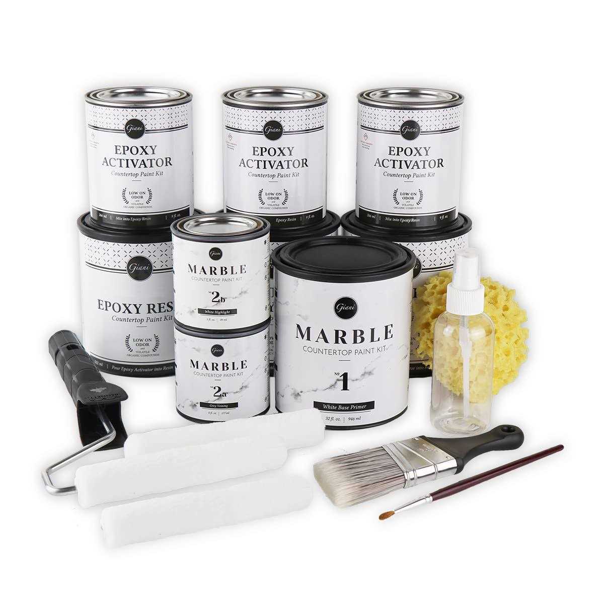 Giani Marble Countertop Paint Kit White