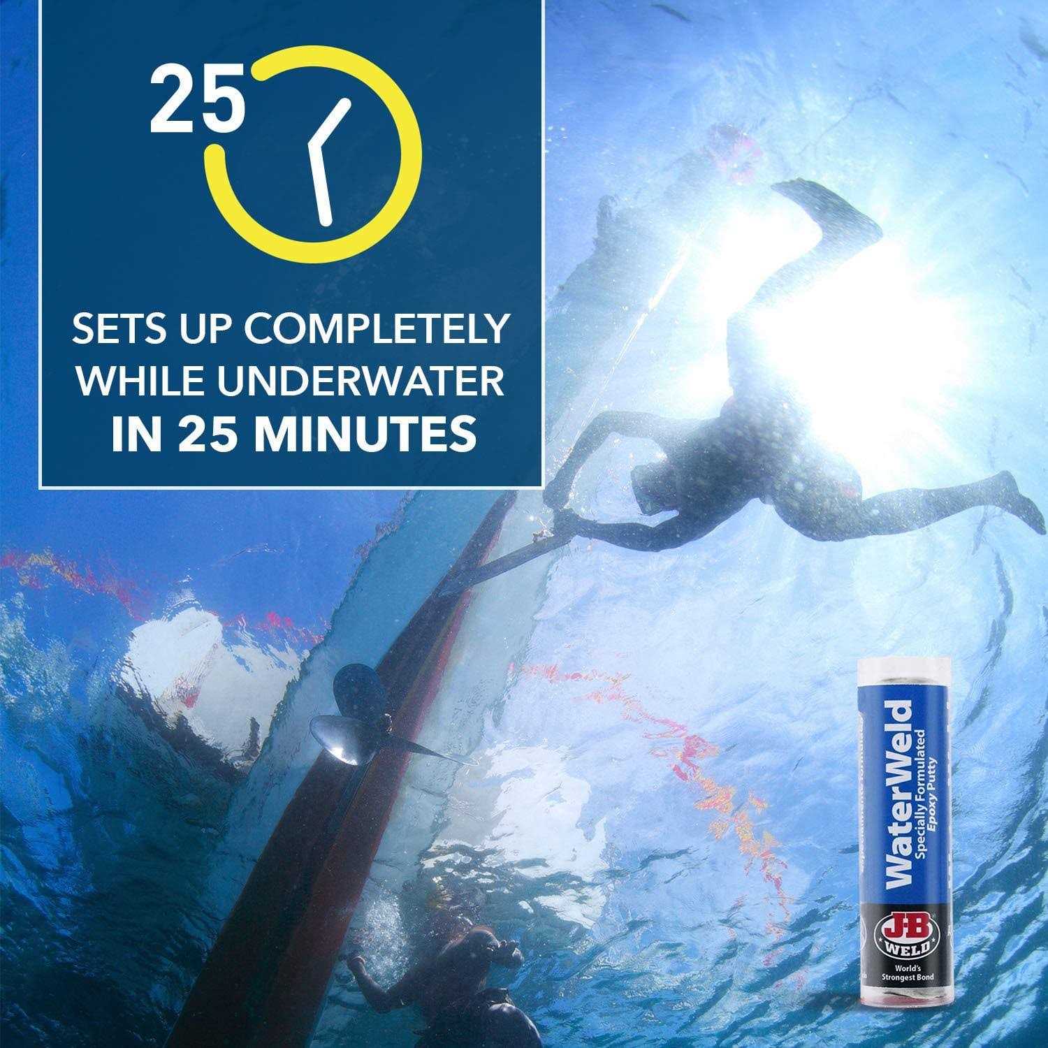 J-B Weld WaterWeld Epoxy Putty - Image 5