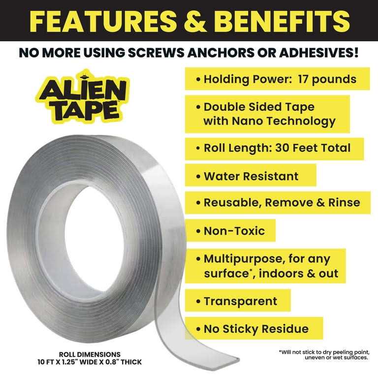 Alien Tape Nano Tape Double Side Tape Multipurpose Removable Reusable Tape - Image 4