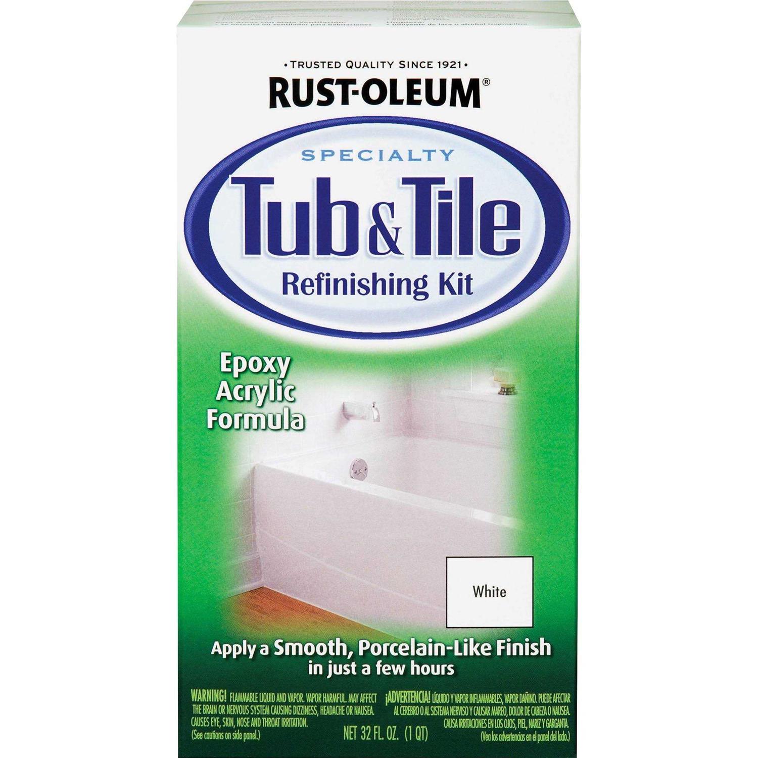 Rust-Oleum 7860519 Tub and Tile Refinishing Kit