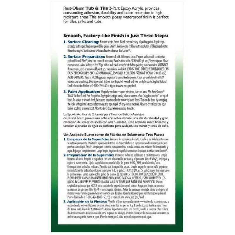 Rust-Oleum 7860519 Tub and Tile Refinishing Kit - Image 2