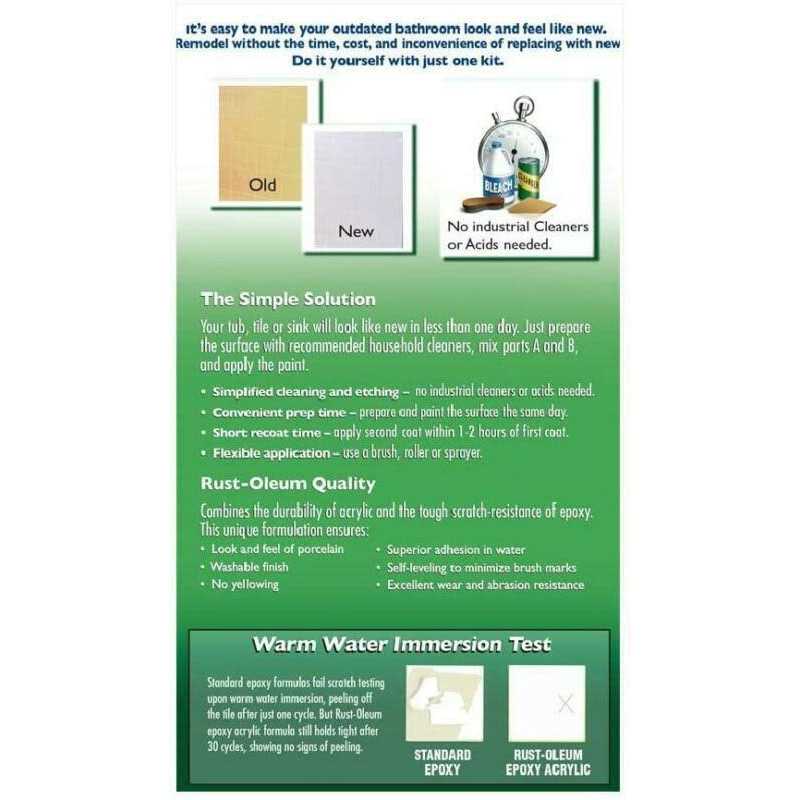 Rust-Oleum 7860519 Tub and Tile Refinishing Kit - Image 3