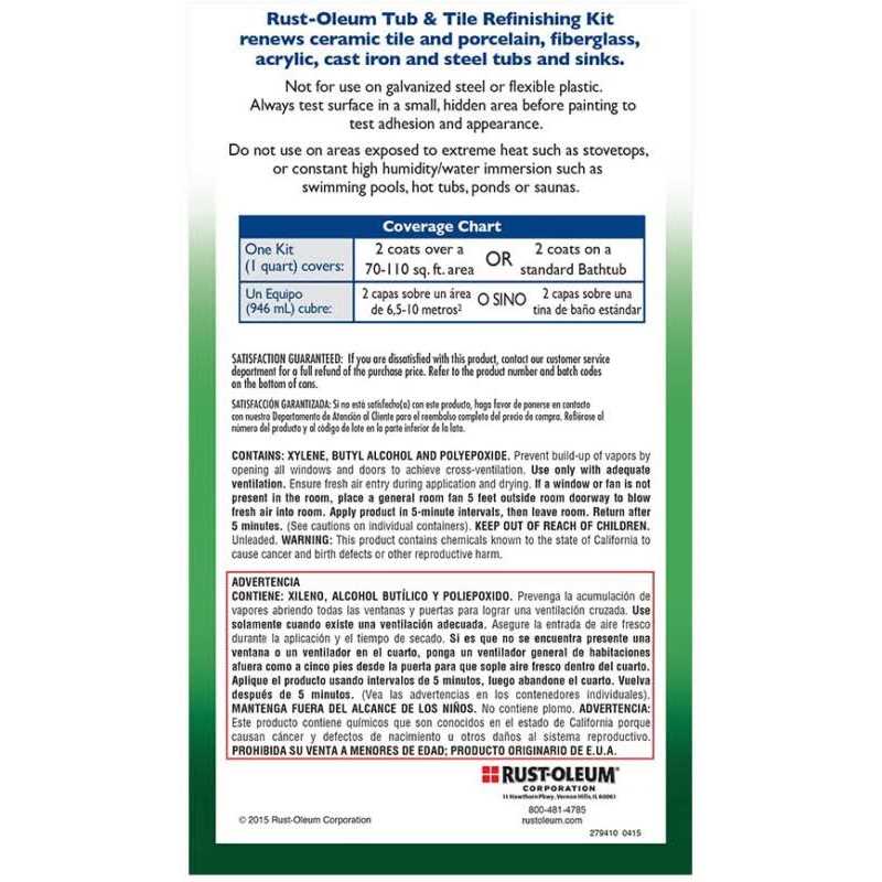 Rust-Oleum 7860519 Tub and Tile Refinishing Kit - Image 4