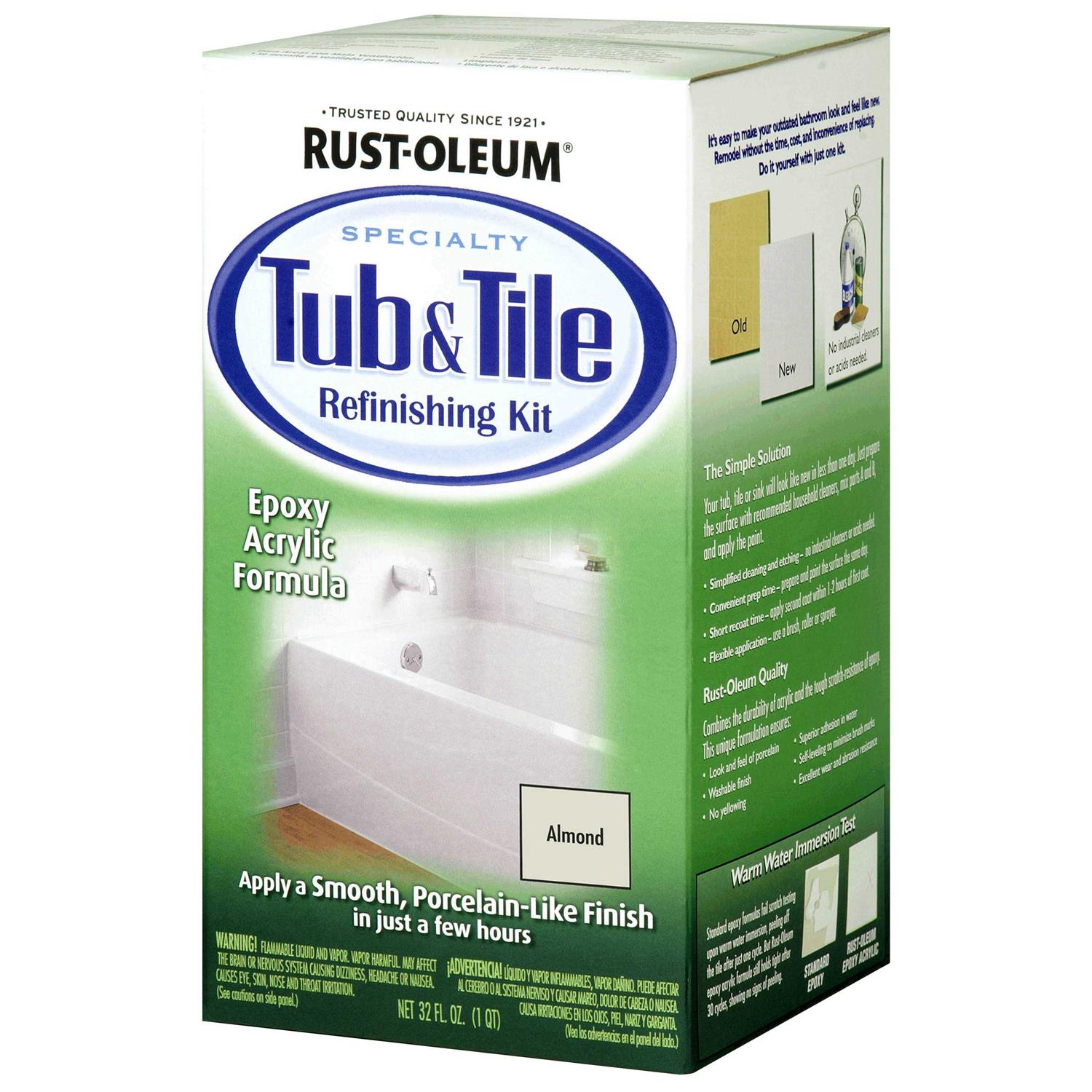 Rust-Oleum 7860519 Tub and Tile Refinishing Kit