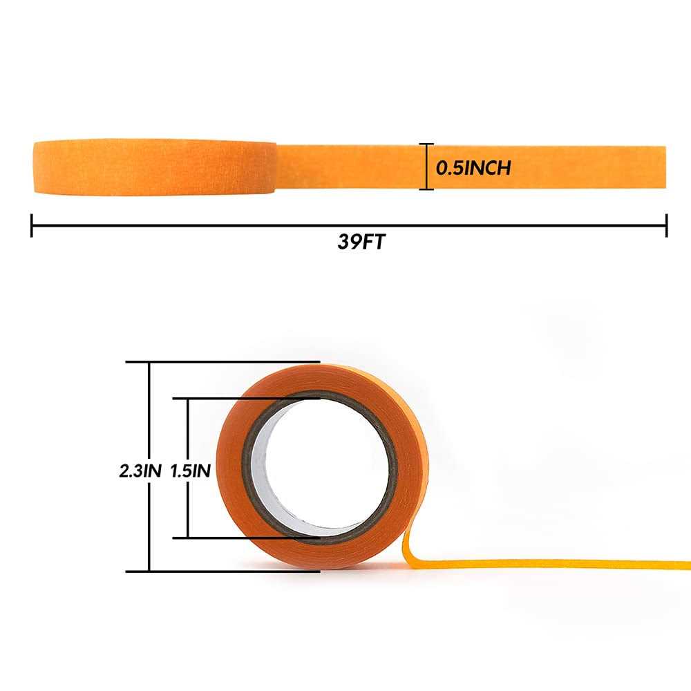 UMETDO 8pcs Colored Masking Tape Painters Tape - Image 3