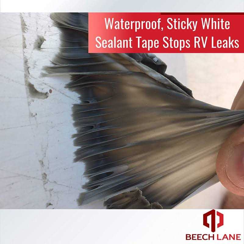 Beech Lane Rv Roof And Leak Permanent Repair Tape 4 X 50', Permanently Stops Camper Roof Leaks, Uv And Weatherproof Sealant - Image 4