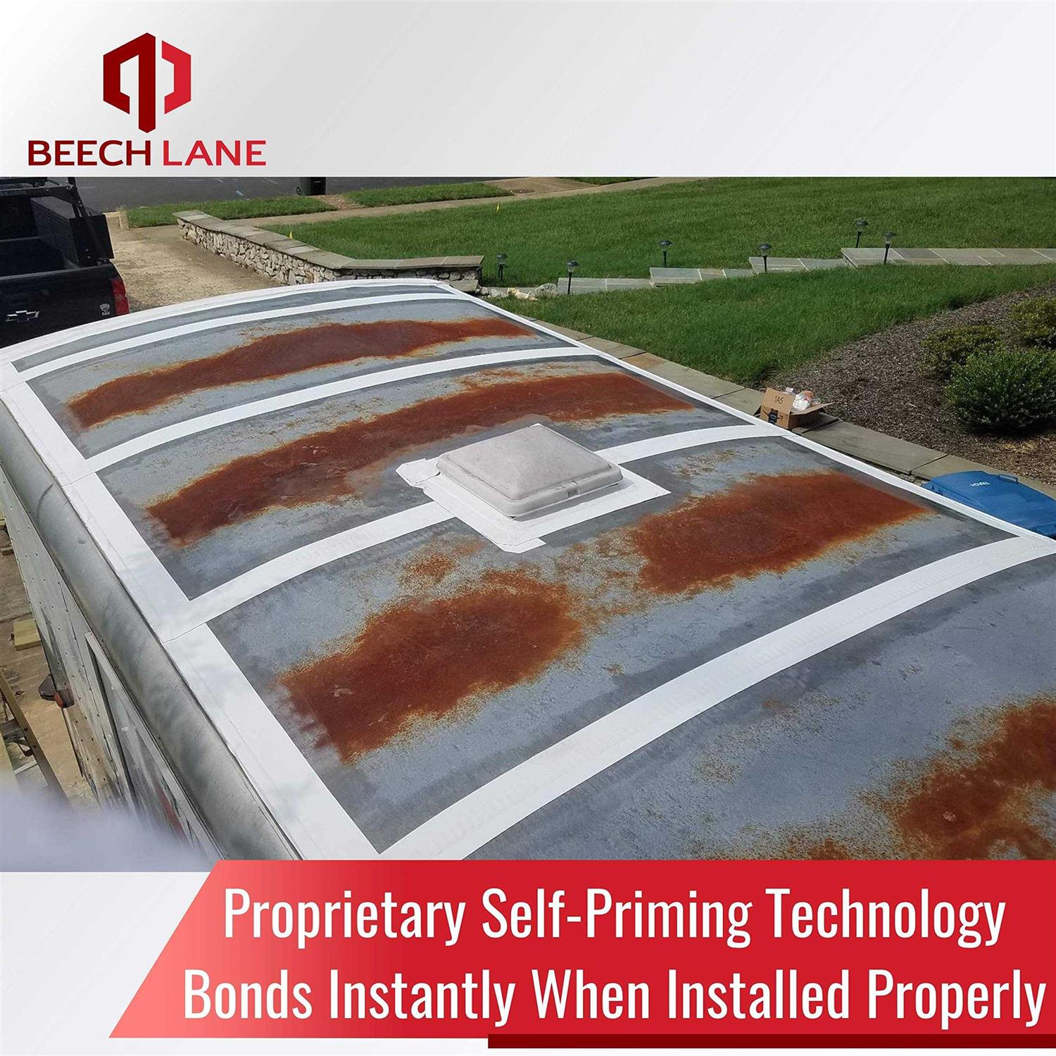Beech Lane Rv Roof And Leak Permanent Repair Tape 4 X 50', Permanently Stops Camper Roof Leaks, Uv And Weatherproof Sealant - Image 5