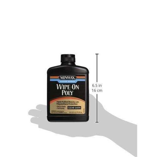 Minwax Water Based Stain Wipe-On Poly Satin - Image 2