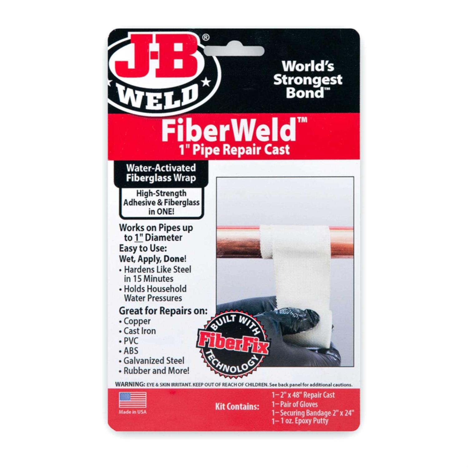 J-B Weld FiberWeld Pipe Repair Cast 38248