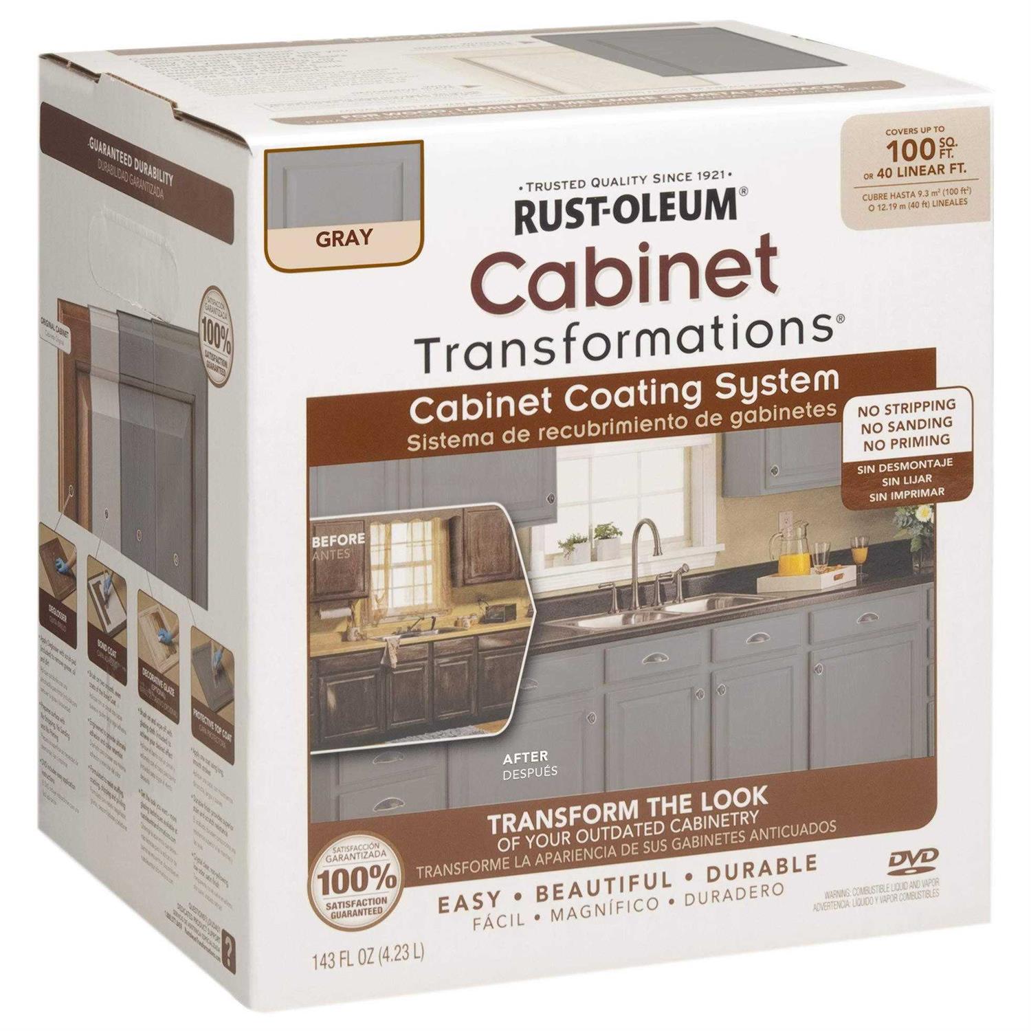 Gray Rust-Oleum Cabinet Transformations Kit