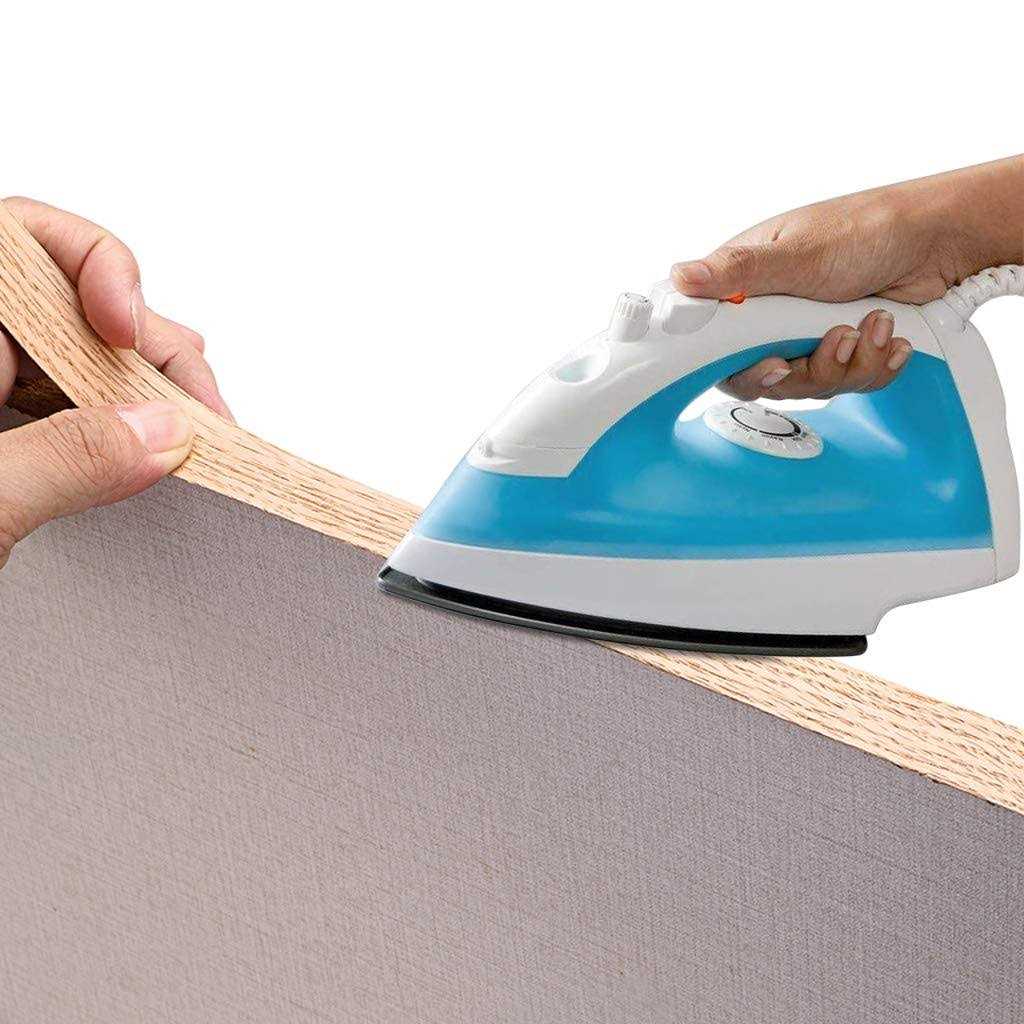 Skelang Roll Wood Veneer Edge Banding Preglued Iron-On with Hot Melt Adhesive Edgebanding Flexible Wood Tape - Image 3