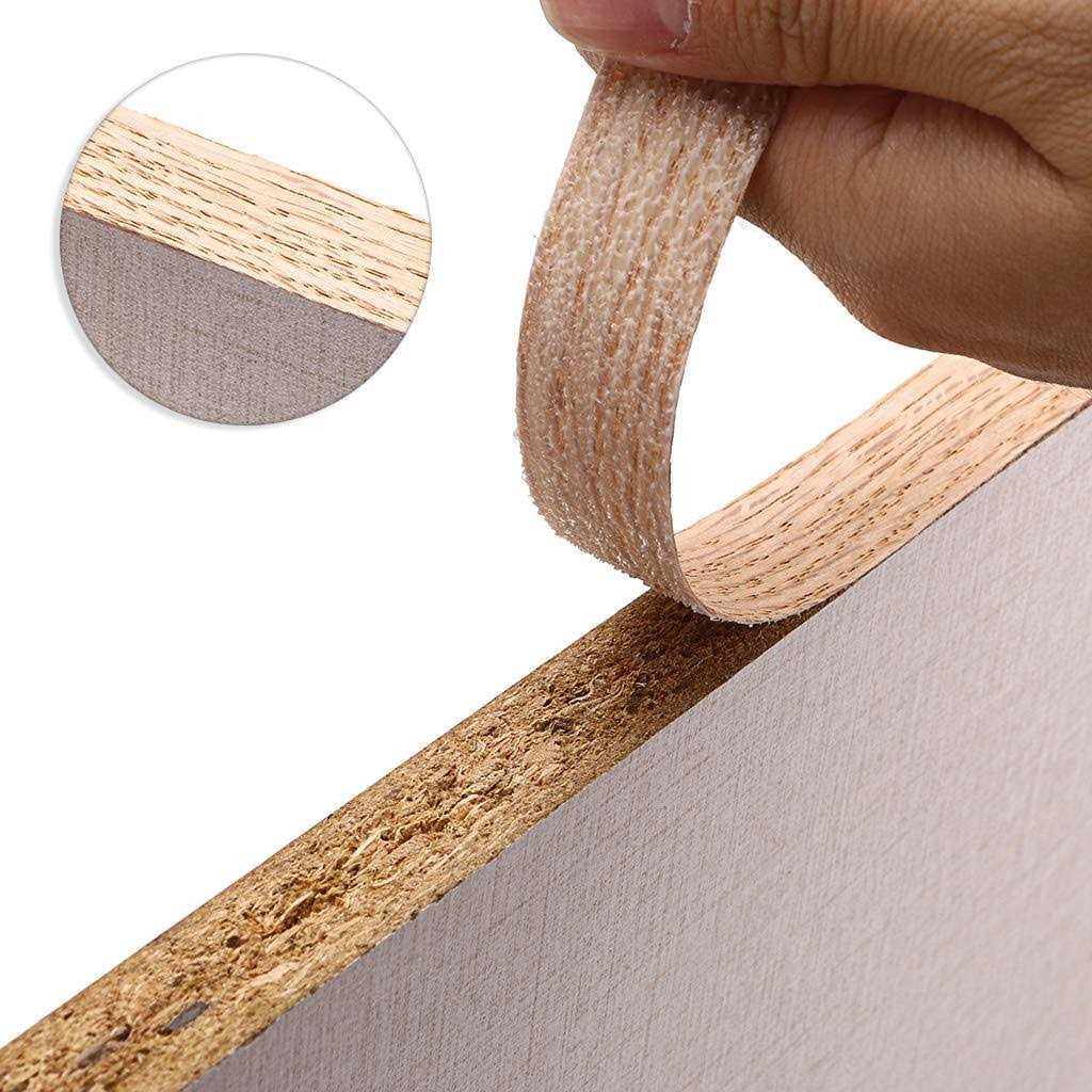 Skelang Roll Wood Veneer Edge Banding Preglued Iron-On with Hot Melt Adhesive Edgebanding Flexible Wood Tape - Image 4