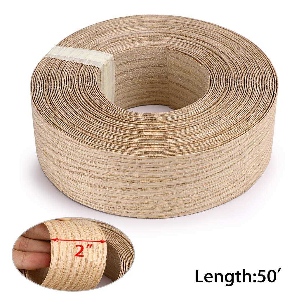 Skelang Roll Wood Veneer Edge Banding Preglued Iron-On with Hot Melt Adhesive Edgebanding Flexible Wood Tape - Image 5
