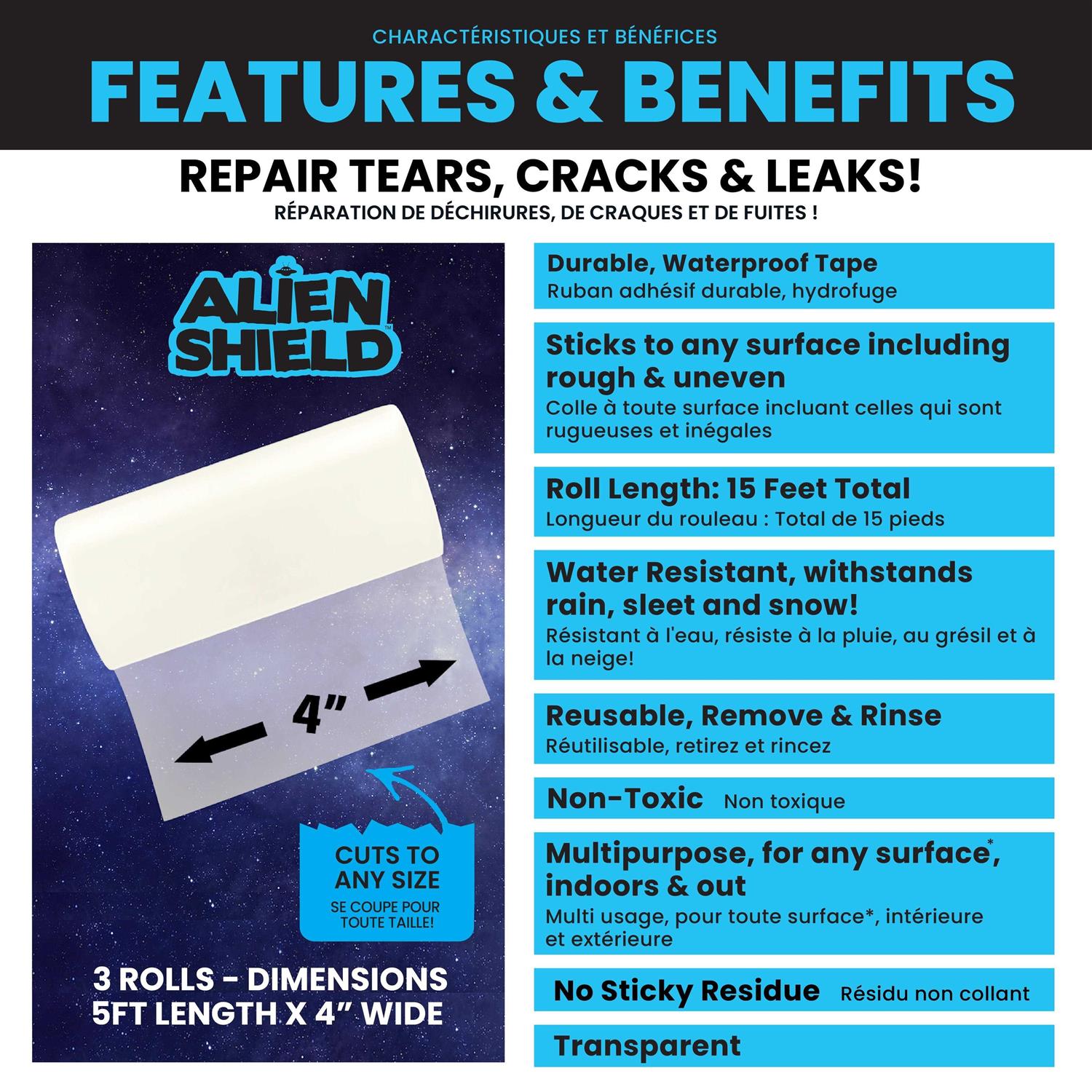 Alien Shield Waterproof Repair Tape - Image 5