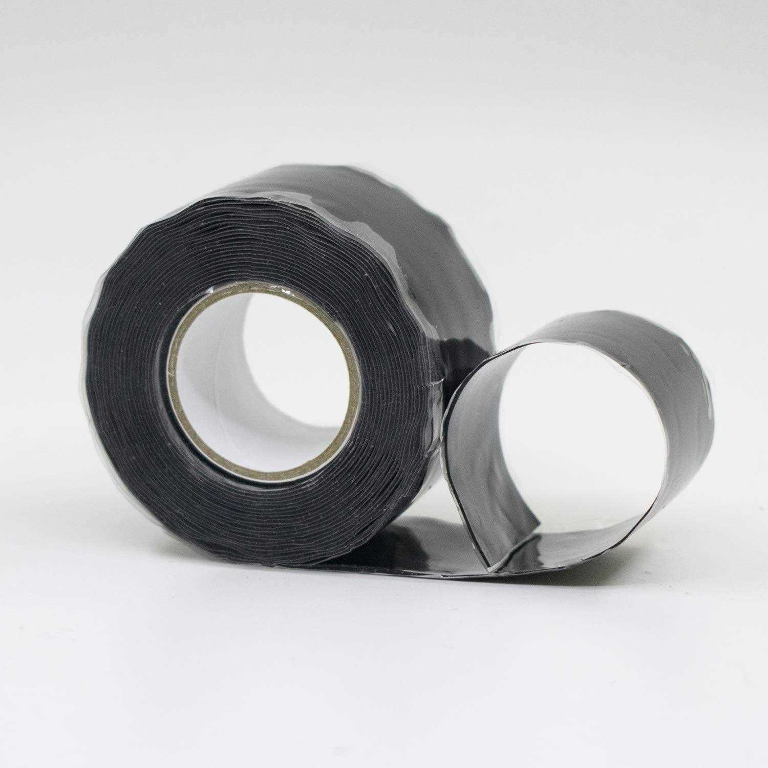 Tape Black Self-Fusing Silicone Tape, Heavy Duty and Leak Proof Rubber Hose Tape - Image 4