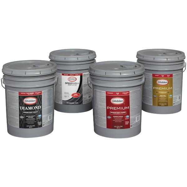 Glidden Premium 5 gal. Satin Latex Exterior Paint Hardware&Tools
