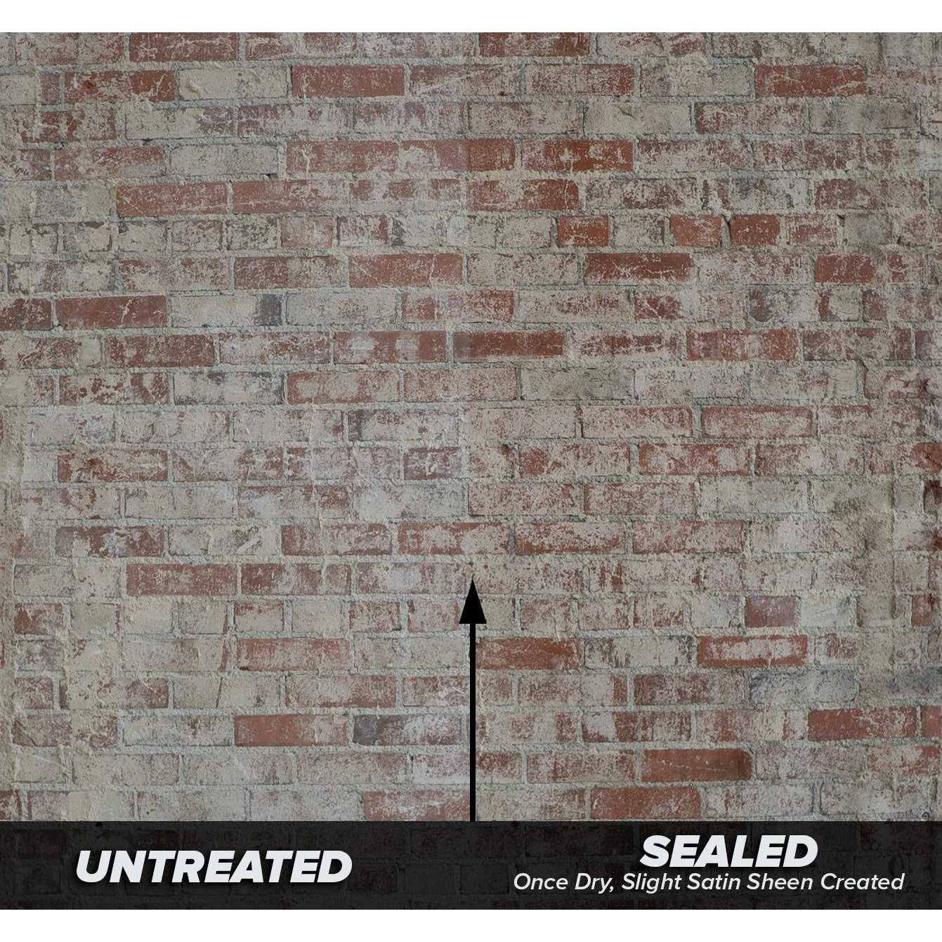 masonrydefender Interior/exterior Brick Sealer 1 Gal Clear Satin Acrylic Sealer for Vertical Walls - Image 5