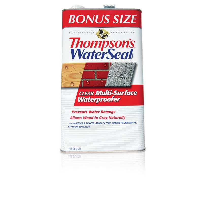 Thompson's WaterSeal Clear Multi-Surface Waterproofer 1.2 Gallon - Image 3