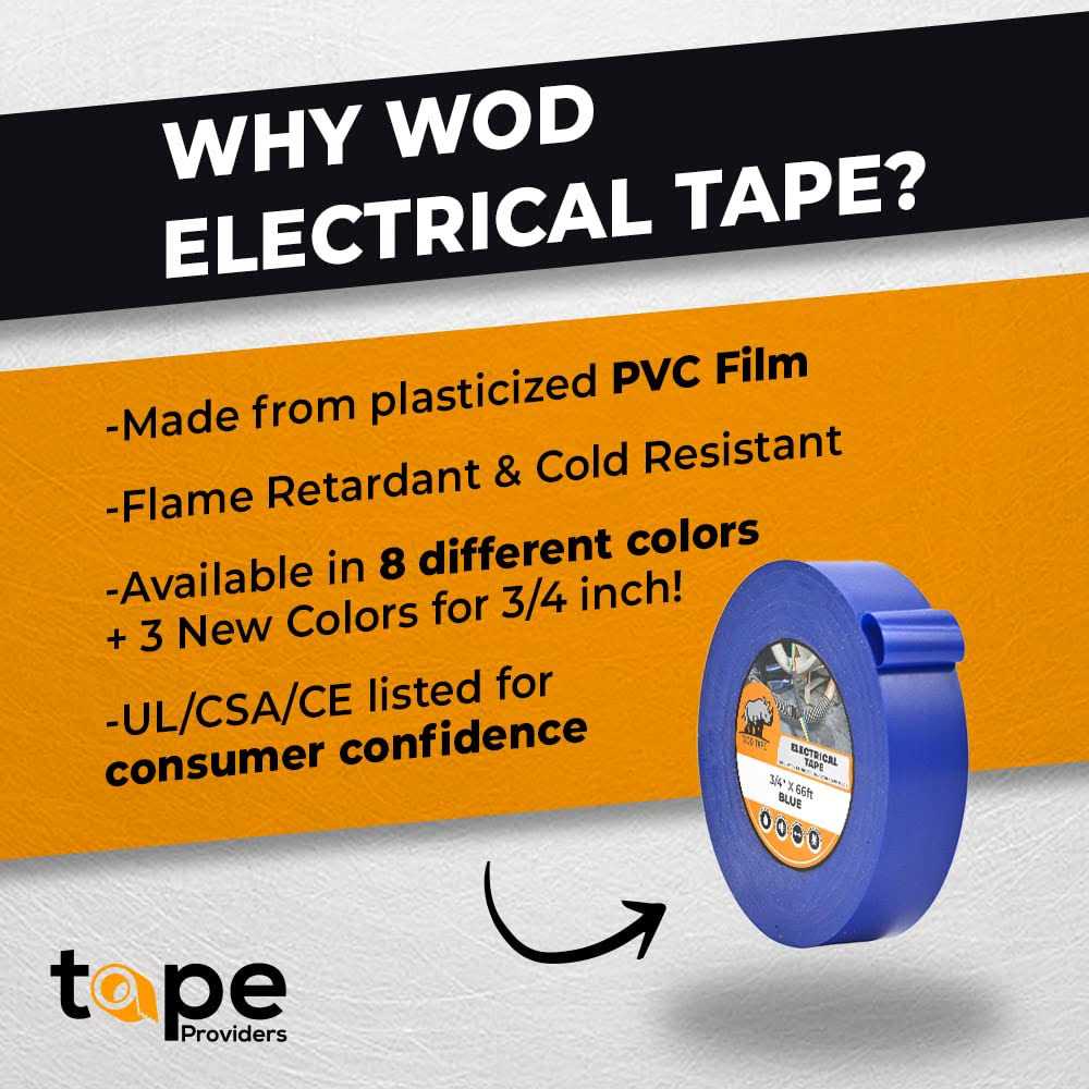 Wod Tape Electrical Tape General Purpose - Image 3