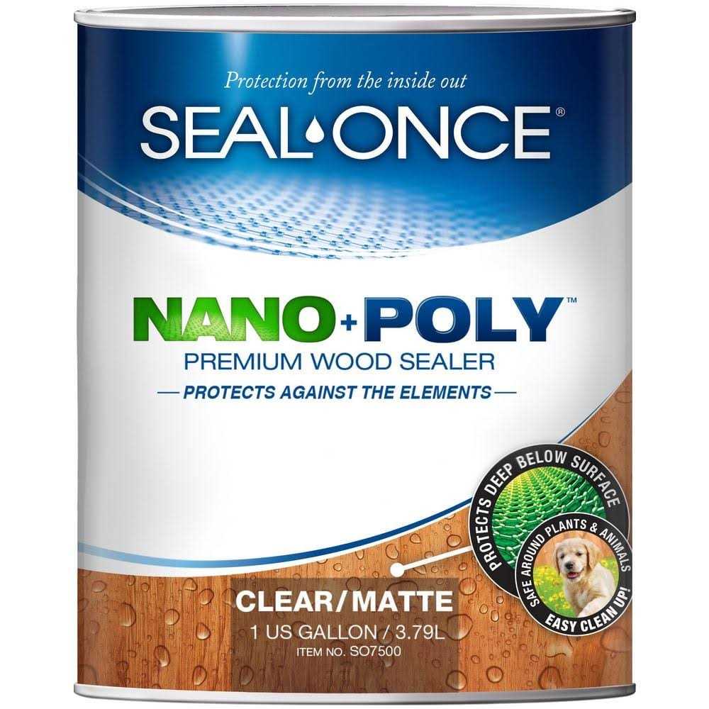 Seal-Once Nano+Poly Wood Sealer