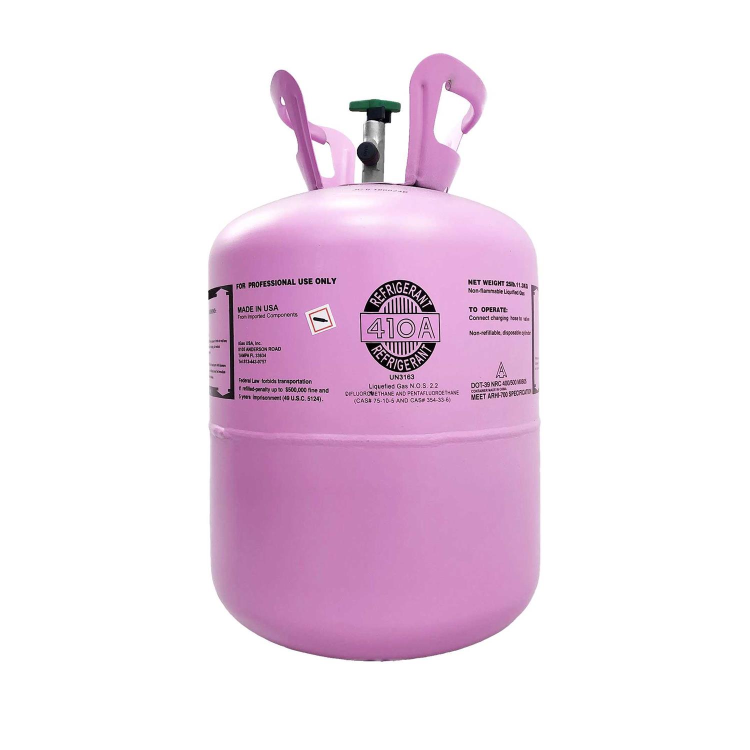 R-410a Refrigerant 25 Pound Tank