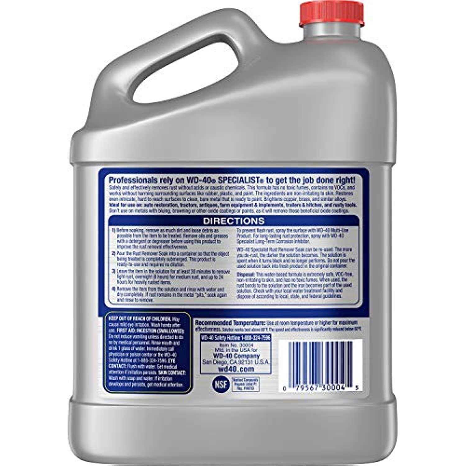 WD-40 Specialist Rust Remover Soak 300042 - Image 4