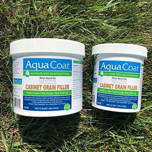 Aqua Coat Best White Cabinet Wood Grain Filler - Image 3