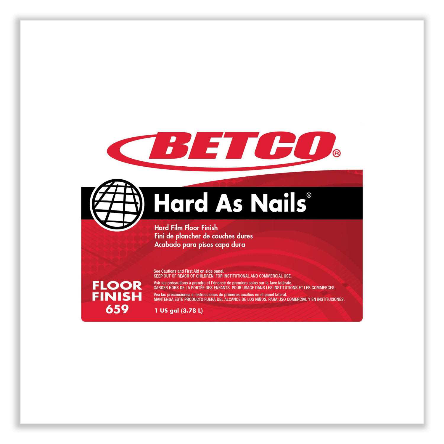 Betco Hard As Nails Floor Finish 6590500 - Image 4