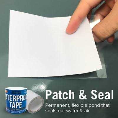 Better Boat Waterproof Tape for Leaks Thick Heavy Duty Water Proof Tape Sealing Marine Grade Outdoor Pools - Image 3
