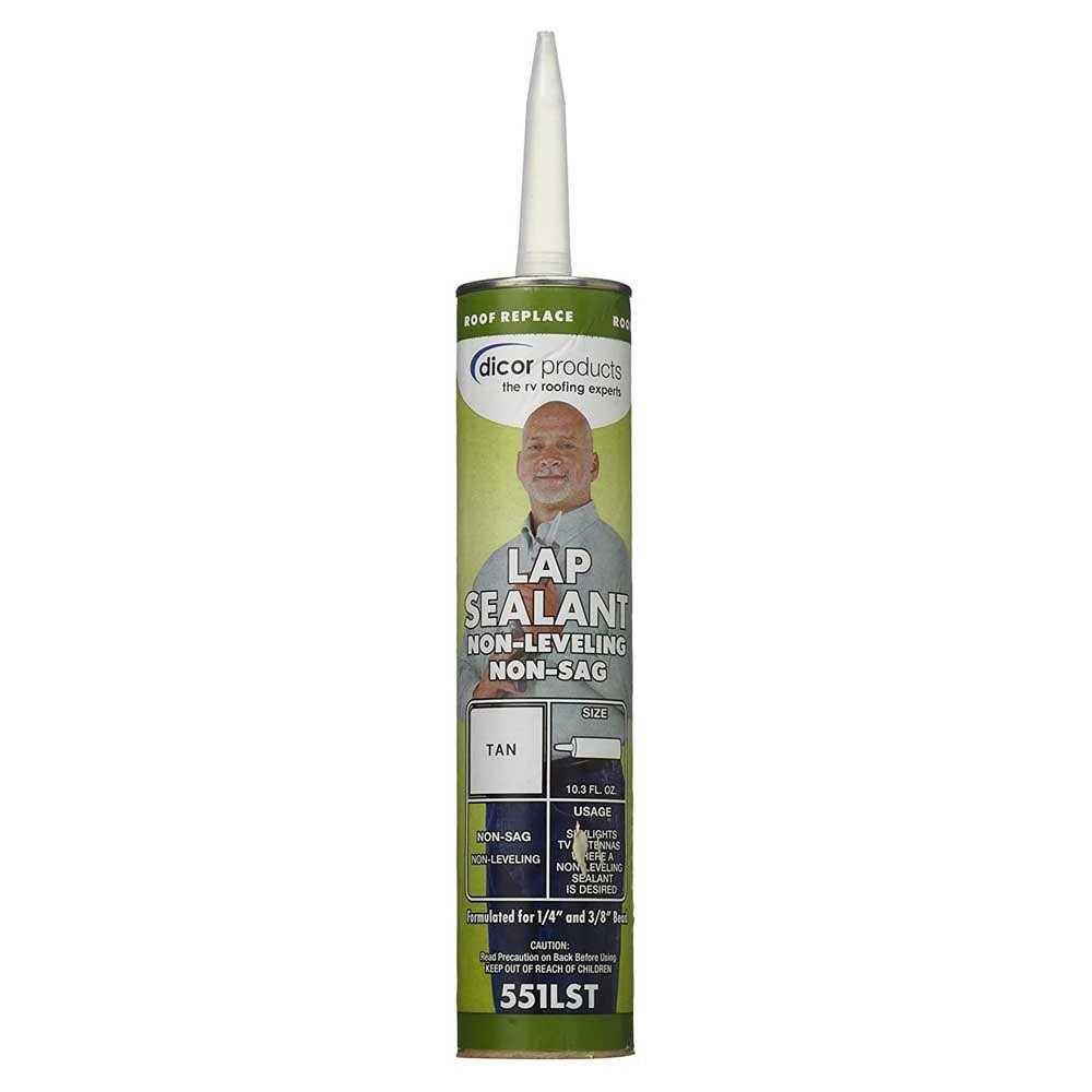 Dicor 551LST-1 Tan Non-Sag Lap Sealant - Image 4