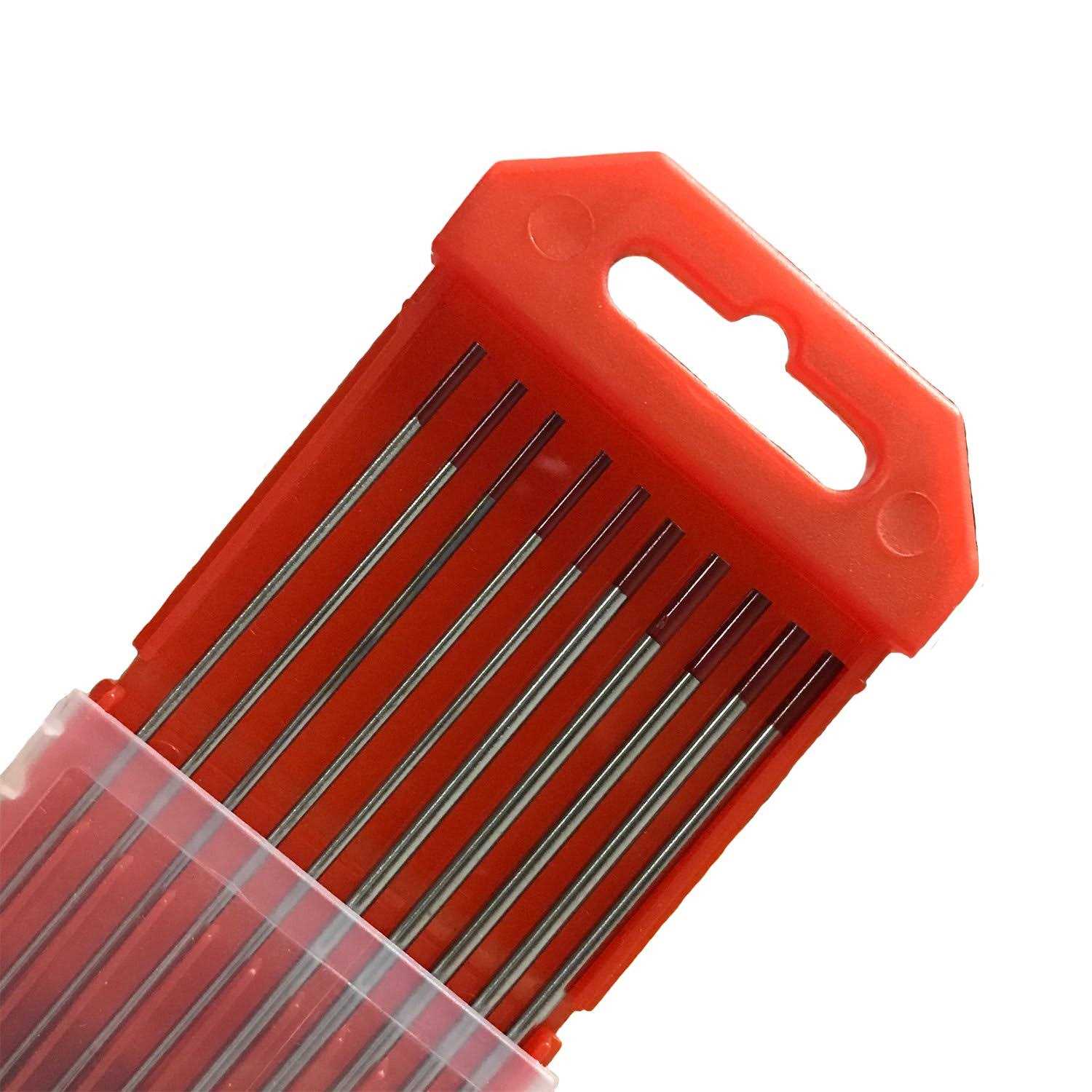 Tig Welding Tungsten Electrodes 2% Thoriated Welding Rods 7” 10-Pack - Image 3