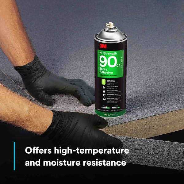 3M Hi-Strength 90 Spray Adhesive - Low VOC - Case of 2 - S-22033 - Image 3
