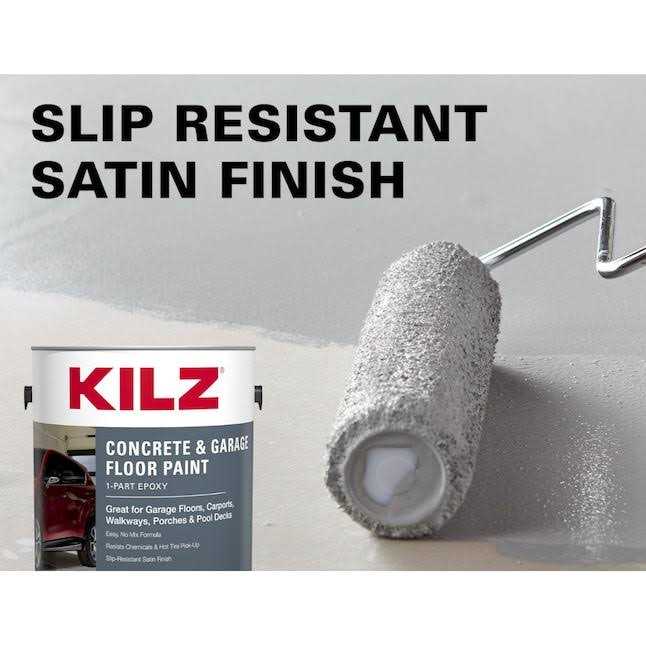 Kilz 1-Part Epoxy Acrylic Concrete and Garage Floor Paint L377611 - Image 4