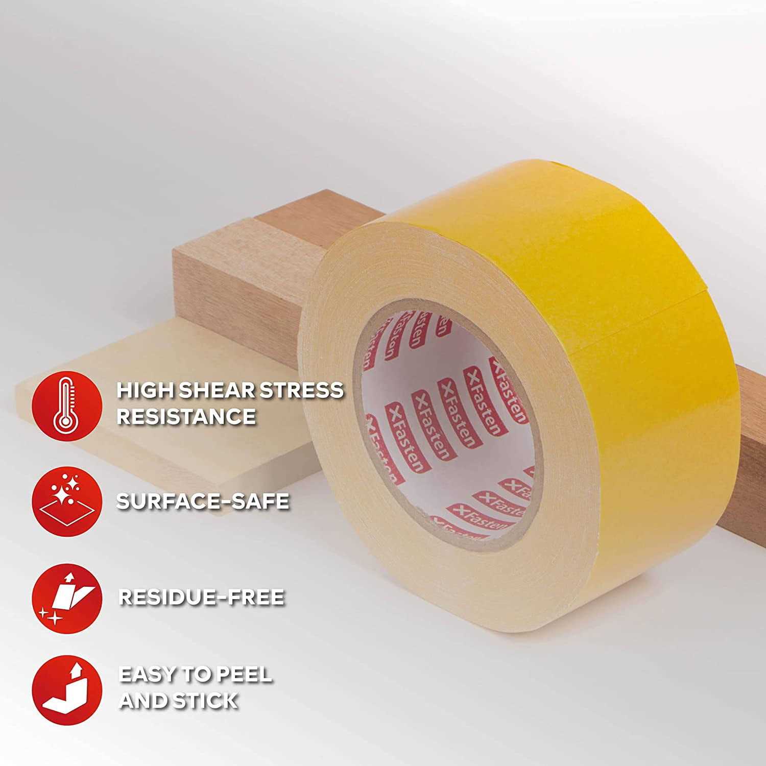 XFasten Double Sided Woodworking Tape w - Image 3