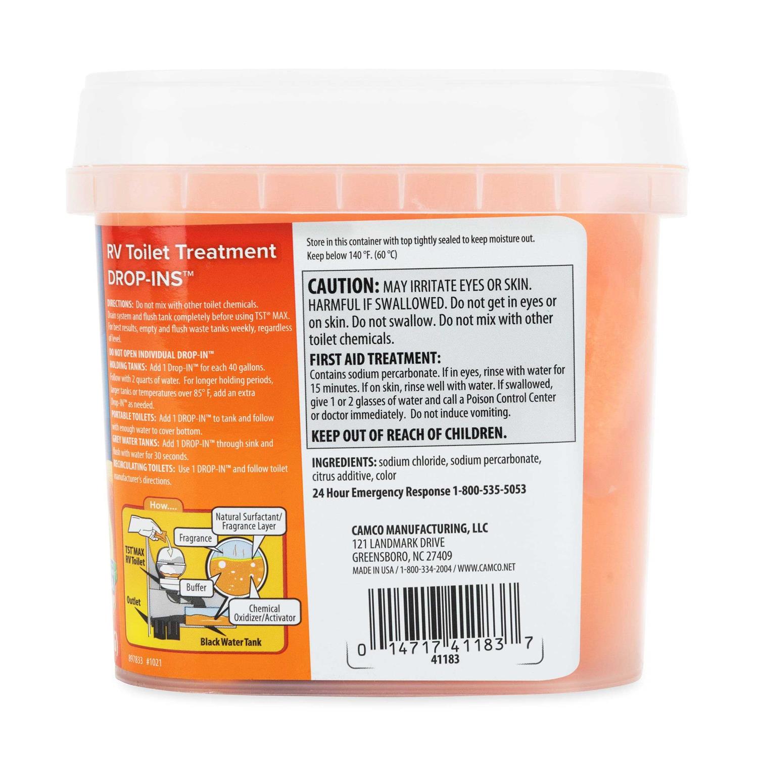 Camco Orange TST Drop-Ins Treatment - Image 4