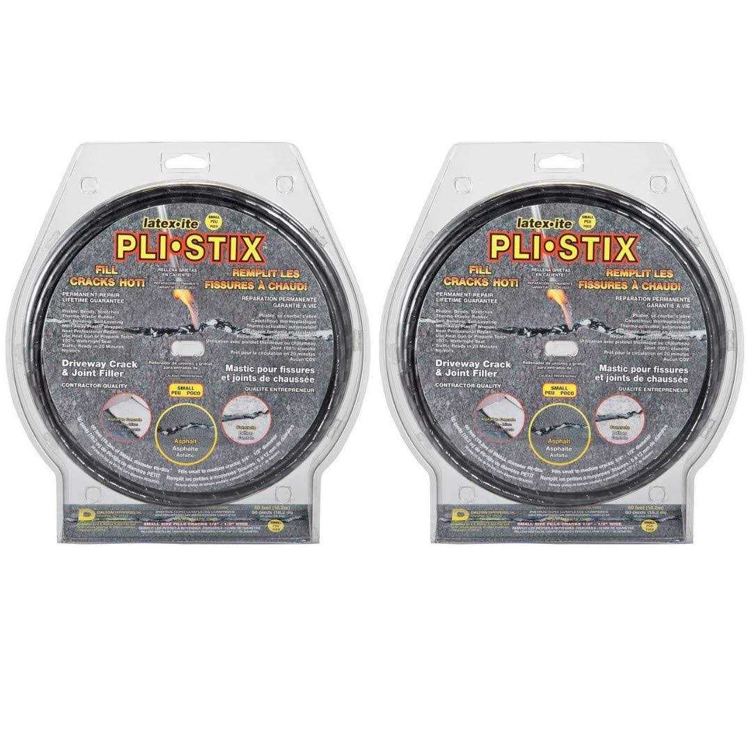 Latex-ite Pli-Stix 60 Ft. Small Black Permanent Blacktop Joint and Crack Filler 36099