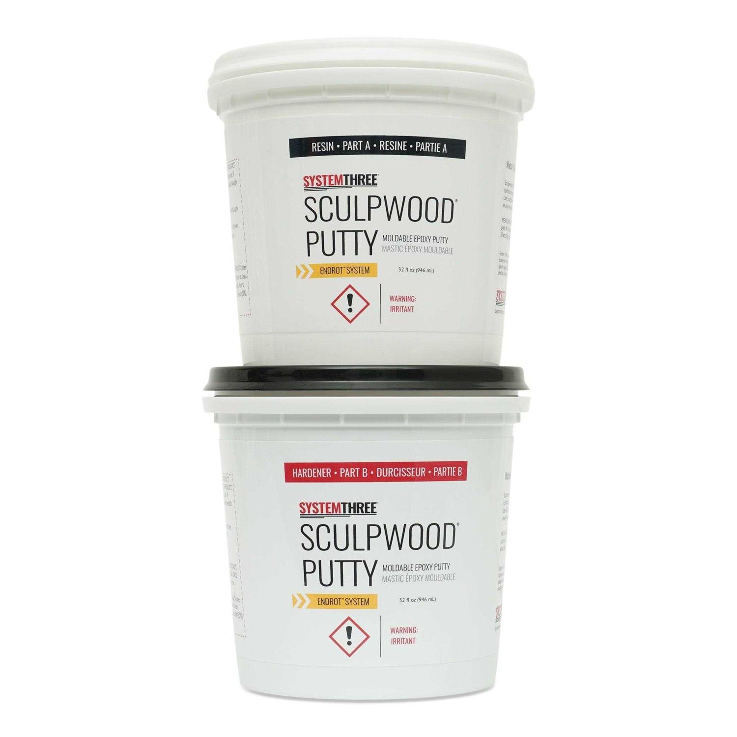 System Three Sculpwood Moldable Epoxy Putty Kit - Image 3