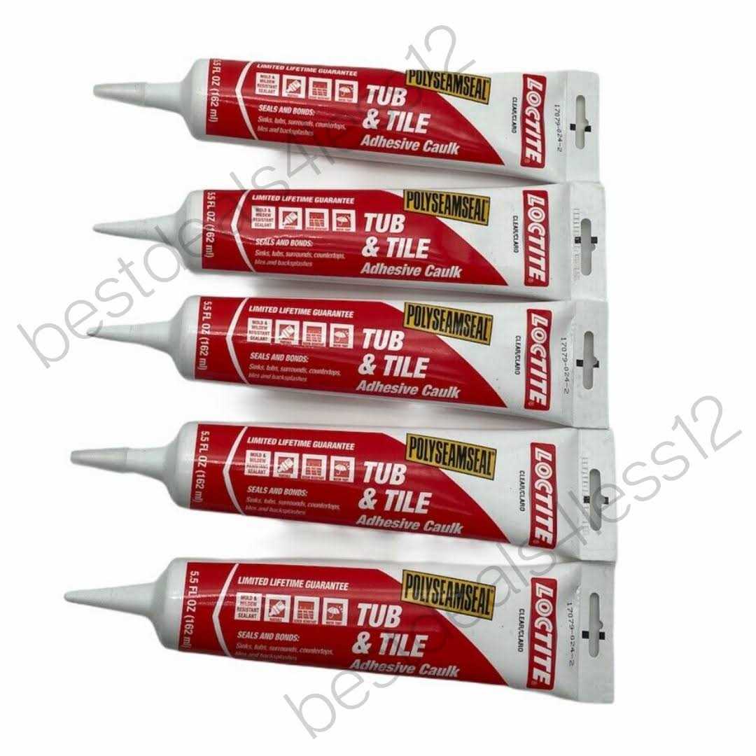 Loctite Polyseamseal Tub Tile Adhesive Caulk - Image 2