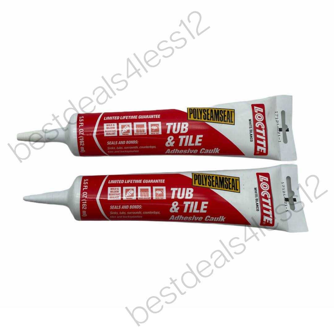 Loctite Polyseamseal Tub Tile Adhesive Caulk - Image 5