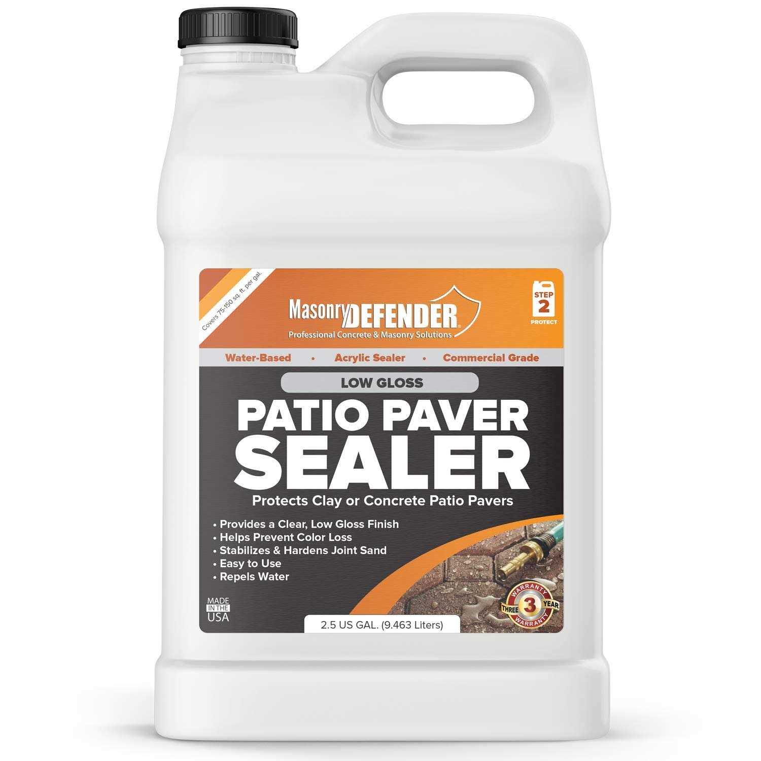 masonrydefender Gloss Wet Look Patio Paver Sealer 1 gal