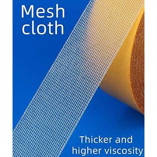 Tuocalo Double-Sided Fabric Tape Heavy Duty Super Sticky Clear Tape - Image 3
