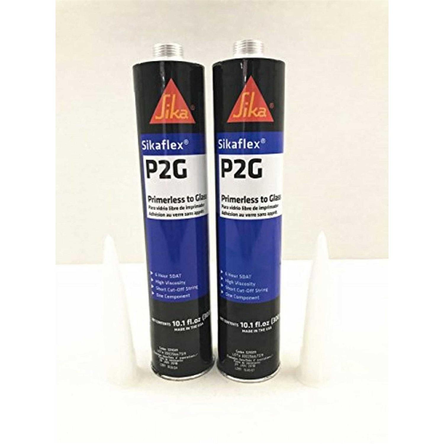Auto Glass Sealant Windshield Urethane Glue Sikaflex P2g Primerless Adhesive x 2 - Image 3